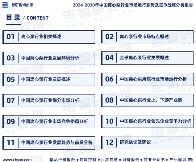 中国离心泵行业发展现状及市场竞争格局分析报告(智研咨询发布)(图2)