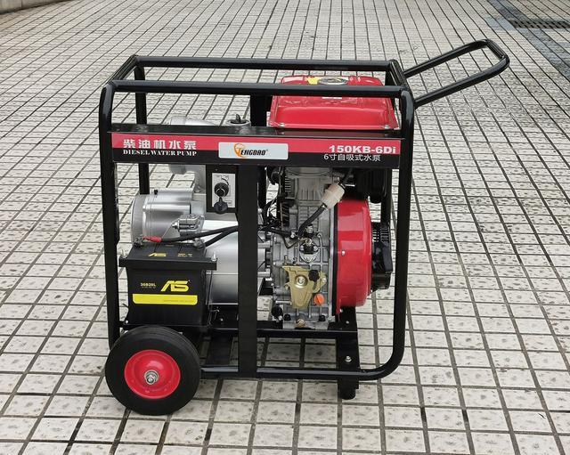 高效能手推车式6寸柴油机水泵的技术参数与优势(图1)