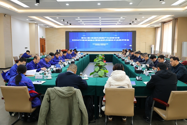 哈電電機300兆瓦級變速抽水蓄能主機關鍵技術取得原創性技術成果(图1)